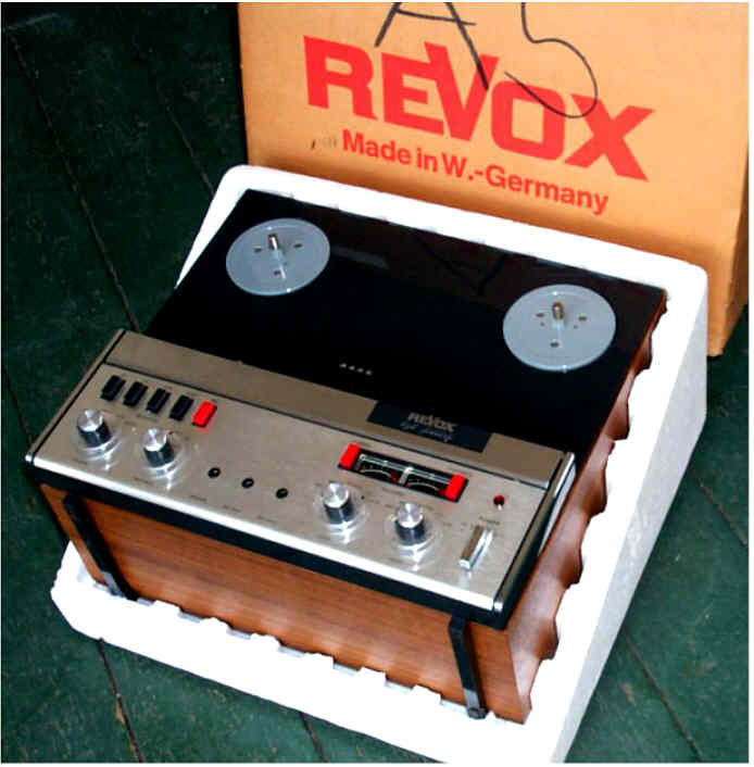 The famous Revox A77 MK I taperecorder