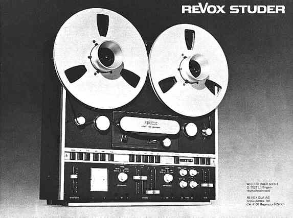 Revox A700 tape recorder reel to reel operation instruction service manual  cdr on eBid United States